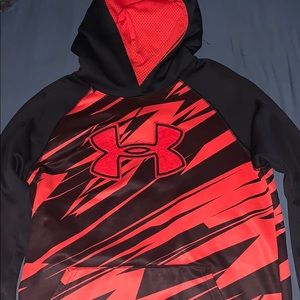Black and red Under Armour sweater